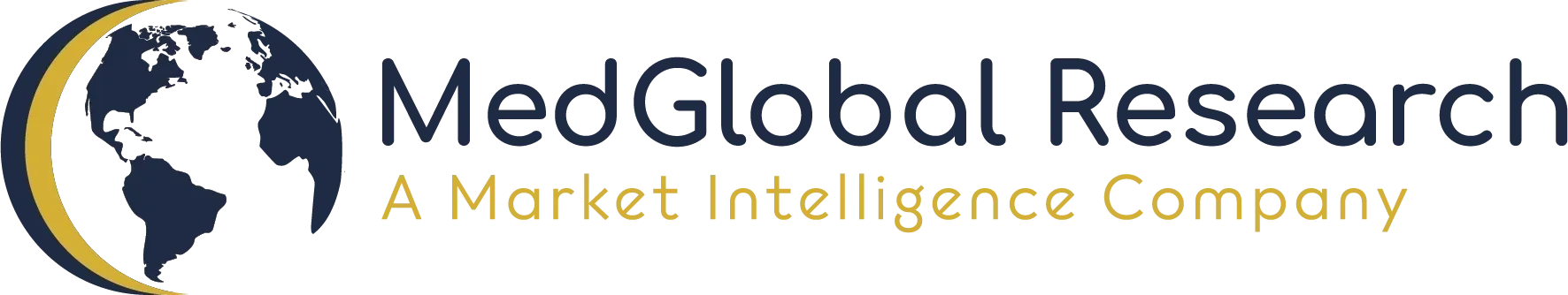 A black and yellow logo for global market intelligence.